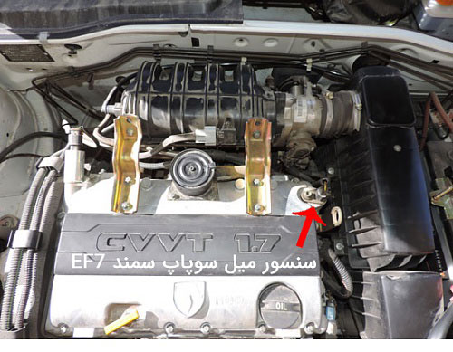 سنسور میل سوپاپ در سمند EF7